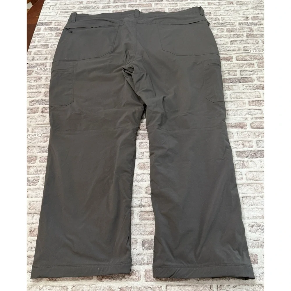 L.L. Bean Pants Mens 42x29 Gray Cresta Fleece Lined Cargo Gorpcore 508240 Hiking